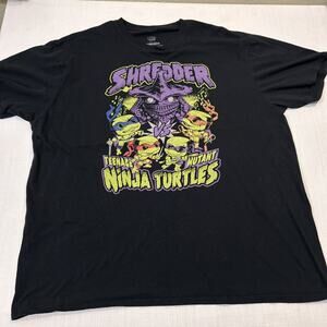 Teenage Mutant Ninja Turtles TMNT Graphic Print T-Shirt Tee Men’s Size 2XL